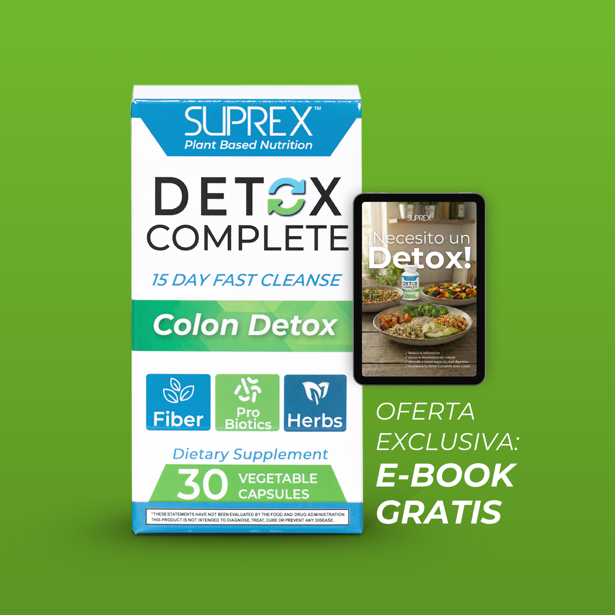 Detox Complete SUPREX, presentación del producto